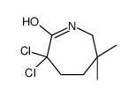 3,3-dichloro-6,6-dimethylazepan-2-one结构式
