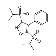 4-phenyl-3,5-bis-(propane-2-sulfonyl)-isothiazole Structure