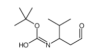 Carbamic acid, [2-methyl-1-(2-oxoethyl)propyl]-, 1,1-dimethylethyl ester (9CI)结构式