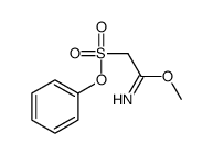 methyl 2-phenoxysulfonylethanimidate Structure