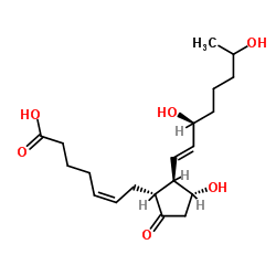 19(R)-hydroxy Prostaglandin E2 structure