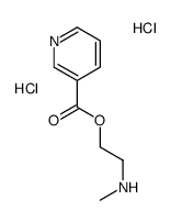 2-(methylamino)ethyl pyridine-3-carboxylate,dihydrochloride Structure