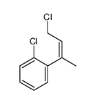 1-chloro-2-(4-chlorobut-2-en-2-yl)benzene结构式