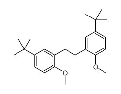 4-tert-butyl-2-[2-(5-tert-butyl-2-methoxyphenyl)ethyl]-1-methoxybenzene结构式