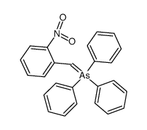 (2-nitrobenzylidene)triphenyl-l5-arsane结构式