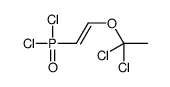 1,1-dichloro-1-(2-dichlorophosphorylethenoxy)ethane Structure