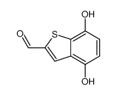 4,7-dihydroxy-1-benzothiophene-2-carbaldehyde Structure