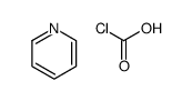 carbonochloridic acid,pyridine结构式