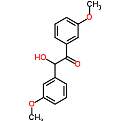3,3-二甲氧基苯偶姻结构式