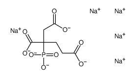 pentasodium 2-phosphonatobutane-1,2,4-tricarboxylate Structure