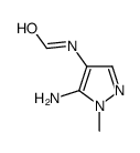 Formamide,N-(5-amino-1-methyl-1H-pyrazol-4-yl)-(9CI) structure