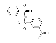 3-NITRO-N-(PHENYLSULFONYL)BENZENESULFONAMIDE结构式