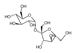 α-D-Glucopyranosyl-β-D-fructofuranosid (Saccharose) Structure