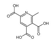 6-methyl-pyridine-2,4,5-tricarboxylic acid Structure