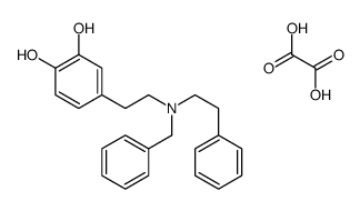 4-[2-[benzyl(2-phenylethyl)amino]ethyl]benzene-1,2-diol,oxalic acid结构式