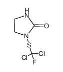 1-((dichlorofluoromethyl)thio)imidazolidin-2-one Structure