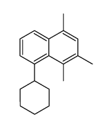 8-cyclohexyl-1,2,4-trimethyl-naphthalene Structure