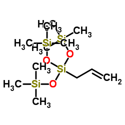allyltris(trimethylsiloxy)silane Structure