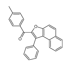 (4-methylphenyl)-(1-phenylbenzo[e][1]benzofuran-2-yl)methanone Structure