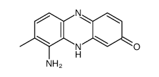 9-amino-8-methylphenazin-2-ol structure