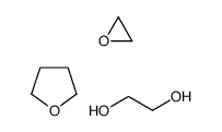 ethane-1,2-diol,oxirane,oxolane结构式