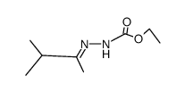 Ethyl 3-methyl-2-butylidenecarbazate Structure