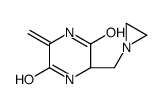 2,5-Piperazinedione,3-(1-aziridinylmethyl)-6-methylene-,(R)-(9CI) Structure