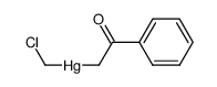 (chloromethyl)(2-oxo-2-phenylethyl)mercury结构式