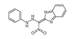1-[benzimidazol-2-ylidene(nitro)methyl]-2-phenylhydrazine结构式