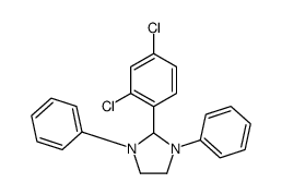 2-(2,4-dichlorophenyl)-1,3-diphenylimidazolidine结构式