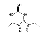 (3,5-Diethyl-4H-1,2,4-triazol-4-yl)urea结构式