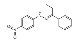 propiophenone 4-nitrophenylhydrazone结构式