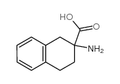 2-氨基-1,2,3,4-四氢萘-2-甲酸结构式