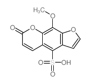 9-Methoxy-7-oxo-7H-furo[3,2-g]chromene-4-sulfonic acid picture