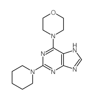 6-morpholin-4-yl-2-(1-piperidyl)-5H-purine Structure