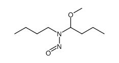 N-(1-Methoxybutyl)-N-nitrosobutylamin Structure