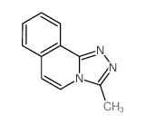 3-甲基-[1,2,4]噻唑并[3,4-a]异喹啉结构式