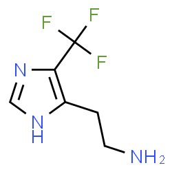 1H-Imidazole-4-ethanamine,5-(trifluoromethyl)- structure