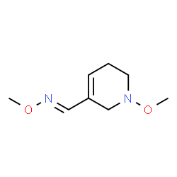 3-Pyridinecarboxaldehyde,1,2,5,6-tetrahydro-1-methoxy-,O-methyloxime(9CI) structure