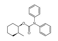 (1R,2S)-2-methylcyclohexyl diphenylcarbamate Structure