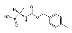 L-N(p-Methylbenzyloxycarbonyl)alanine Structure