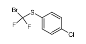 1-chloro-4-(bromodifluoromethylsulfanyl)benzene Structure