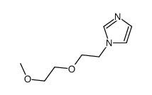 1-[2-(2-methoxyethoxy)ethyl]imidazole结构式