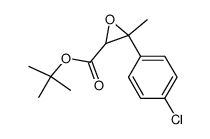 t-butyl β-methyl-β-(p-chlorophenyl)glycidate Structure