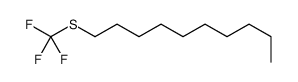 1-(trifluoromethylsulfanyl)decane结构式