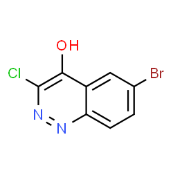 4(1H)-Cinnolinone,6-bromo-3-chloro- Structure