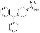 4-BENZHYDRYLPIPERAZINE-1-CARBOXIMIDAMIDE Structure