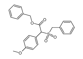 benzyl 2-(4-anisyl)-2-benzylsulfonylacetate结构式