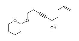 9-(oxan-2-yloxy)non-1-en-6-yn-5-ol结构式