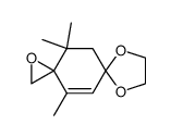 4,12,12-trimethyl-1,7,10-trioxadispiro[2.2.4.2]dodec-4-en结构式
